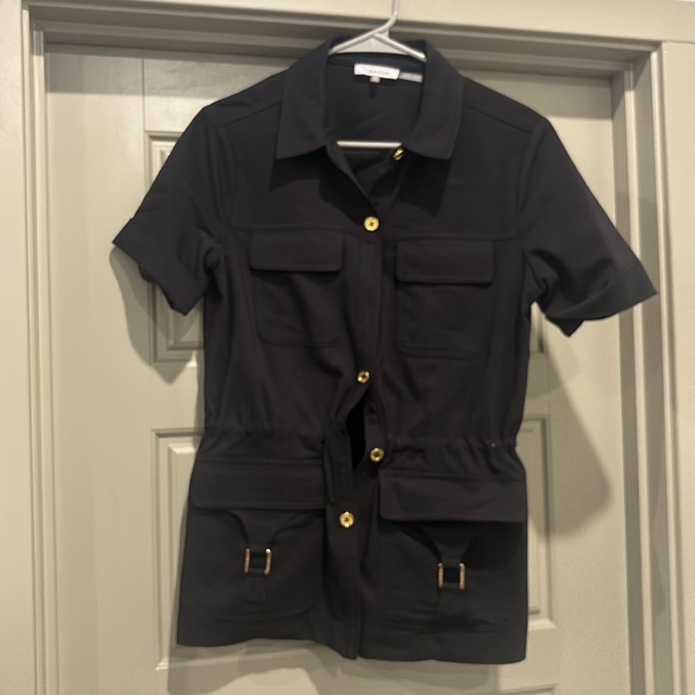 Calvin Klein utility blouse size XS